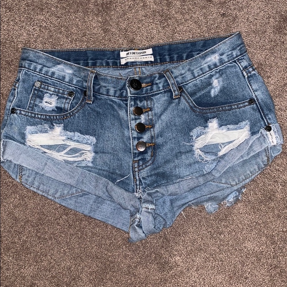 One Teaspoon button fly Bandit short 26